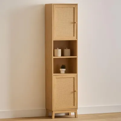 Image de Armoire de salle de bain Eazy Living 2 portes Evara aspect bois