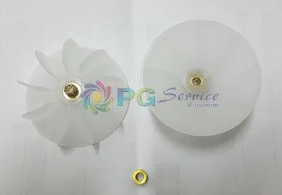 Image de Ventilateur universel pour sèche-cheveux 63,5 mm x 24 mm avec écrou de blocage