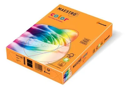 Produktbild von Mondi Maestro Color neonorange 80g/m² DIN-A4 - 500 Blatt NEOOR