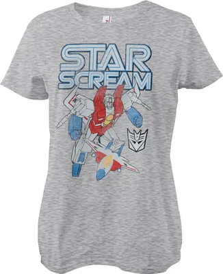 Produktbild von Starscream Washed Girly Tee - Small - HeatherGrey