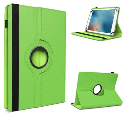 Produktbild von Tablet Hülle für Doogee U9 U10 U11 /Pro Tasche Schutzhülle Case 360 Grad DrehbarFarbe 360 Uni:Grün