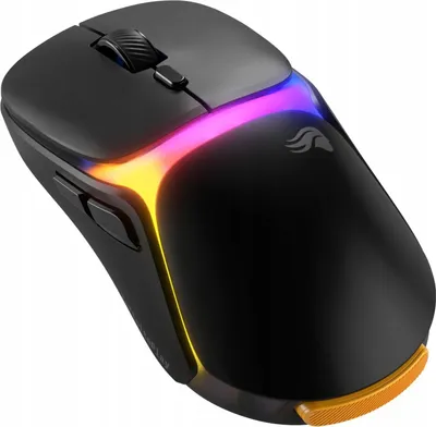 Immagine prodotto di Glorious Gaming Model O3 Wireless, lato destro, ottico, RF Wireless, 30000 DPI, nero
