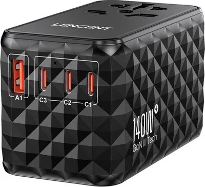 Obrázek produktu pro 140W GaN3 univerzální cestovní adaptér, kompatibilní s zásuvkami po celém světě