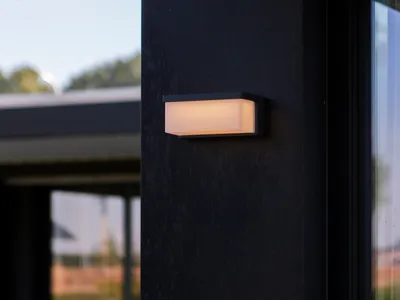 Immagine prodotto di Lampada da parete per esterni ibrida solare o integrata nella rete LED 9W ZELNA Lutec