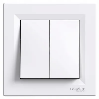 Immagine prodotto di Interruttore doppio a due vie Asfora bianco EPH0600121