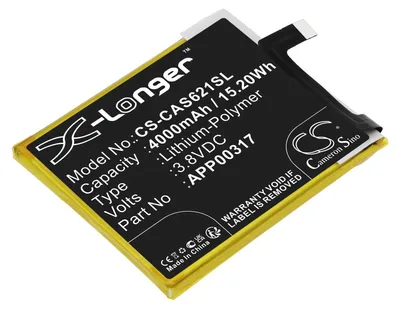 Immagine prodotto di Batteria per CAT S62 Pro, 4000 mAh, Li-Pol