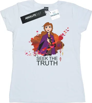 Produktbild von Disney - "Frozen 2 Seek The Truth" T-Shirt für Damen BI21822 (M) (Weiß)