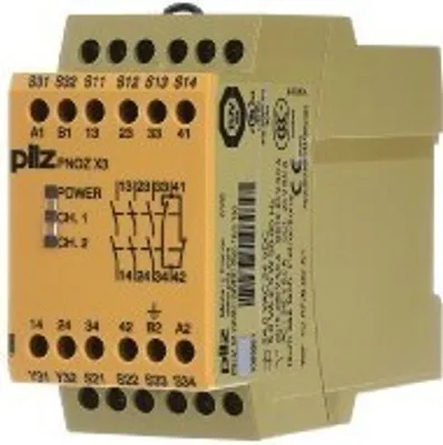 Produktbild von Pilz PNOZ X3 24VAC 24VDC 3n/o 774310 1n/c 1so Sicherheitsschaltgerät