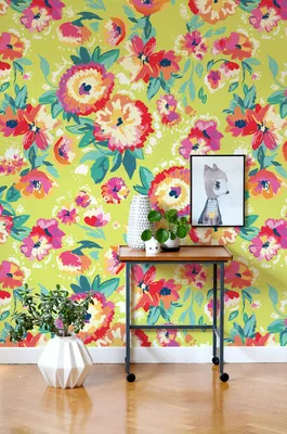 Produktbild von Coloray Fototapete 104x70 cm Latextapete Magicstick - Helle Blumenwieseblumen