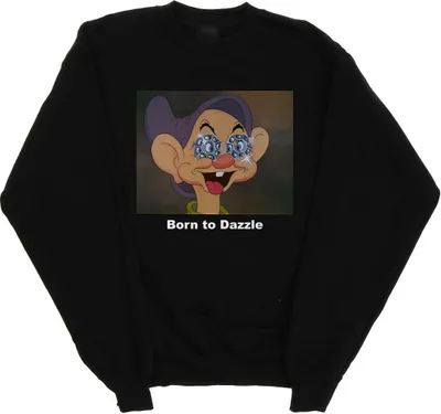 Productafbeelding van Disney - "Born To Dazzle" sweatshirt voor heren, model BI18460 (maat L), zwart