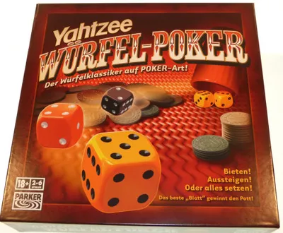 Produktbild von Hasbro YAHTZEE Würfelpoker Würfelklassiker auf Poker Art Würfelspiel NEU