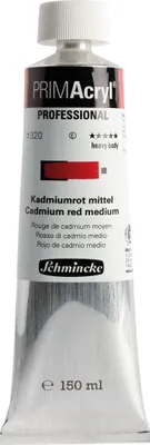PRIMAcryl - Kadmiumrot mittel - 150ml Feinste Künstler Acrylfarbe Schmincke 13 320 019