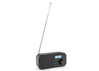 Obrázek produktu pro Přenosné rádio Caliber DAB+ s funkcí budíku - bezdrátové až na 8 hodin - USB - konektor pro sluchátka (HPG318DAB)