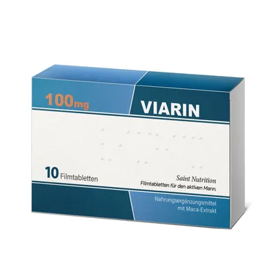 Produktbild von Saint Nutrition® Viarin 100 mg | für Männer – Verzögerung der Ejakulation – mehr Spaß zu zweit – Potenz steigernd – mehr Potenz