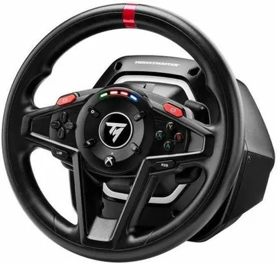 Image de Thrustmaster T128 SimTask Pack - Volant de course avec pédales et kit de volant d'exploitation agricole - Xbox Series et PC