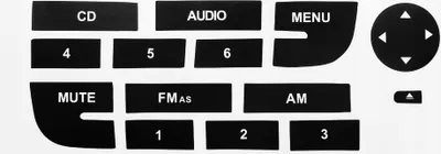 Produktbild von Fiat Grande Punto Ii Radio-Reparaturaufkleber 2