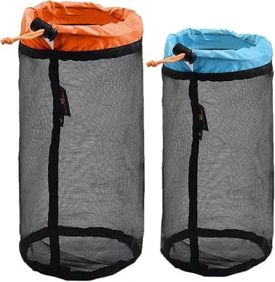 Image de Accessoires de camping, 2 pièces, portable, noir, avec sac de rangement