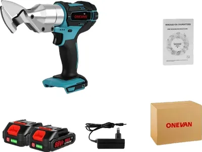 Image de Ciseaux électriques, grande puissance de coupe, compatibles avec des batteries 18V, 2 batteries fiche EU