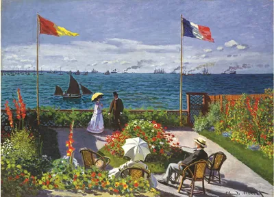 Image de Eurographics Puzzle Jardin à Sainte-Adresse - Monet, 1000 pièces, 6000-6039