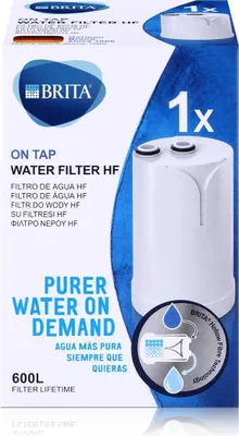 Produktbild von BRITA On Tap Wasserfilter HF, Weiß - Filterlebensdauer bis 600 Liter (1er Pack)