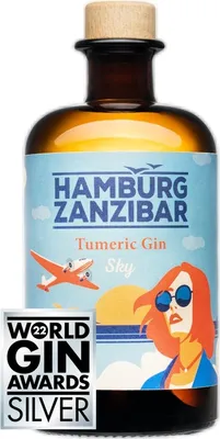 Produktbild von Hamburg Zanzibar Tumeric Sky Gin // 0,5L 40%