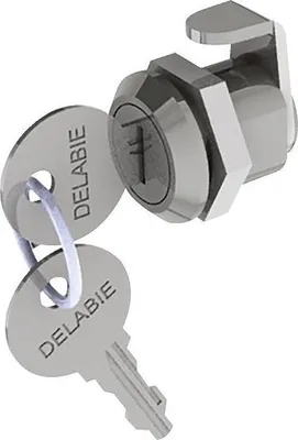 Zdjęcie produktu dla Zamienny zamek Delabie do akcesoriów higienicznych