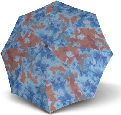 Produktbild von Knirps Taschenregenschirm Regenschirm T.200 Medium Duomatic Newbatik Sea mehrfarbig