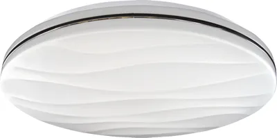 Obrázek produktu pro Koupelnový plafón moderní vlna bílá kulatý Ø33cm neutrální barva LED 19W KLARA Struhm
