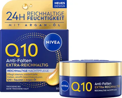 Produktbild von NIVEA Q10 Anti-Falten Power Reichhaltige Nachtpflege 50ml