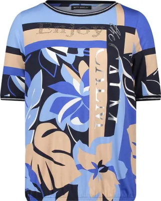 Image de Chemise à manches courtes 8881 Bleu foncé/Bleu Taille 42