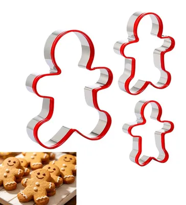 Productafbeelding van Set van 3 uitsteekvormen voor peperkoekmannetjes