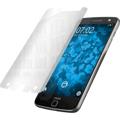 Produktbild von 4er-Pack PhoneNatic Displayschutzfolien verspiegelt  kompatibel mit Lenovo Moto Z Force