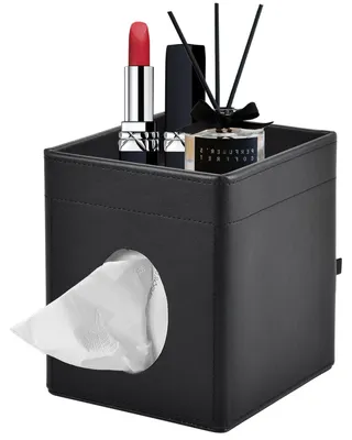 Immagine prodotto di Omgoods - Contenitore per fazzoletti in con vano portaoggetti, per una decorazione elegante