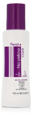 Produktbild von Fanola No Yellow, 100 ml, Frauen, Gefärbtes Haar, Blond, Schutz vor Vergilbung, Farbkorrektur, Nährend, Glanz, Flasche