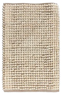 Productafbeelding van Zohome badmat - Polyester, model Fabrizio, 60x100 cm, kleur taupe