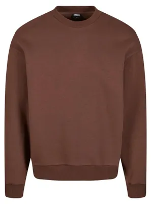 Image de Urban Classics - Pull à col rond pour hommes, modèle TN1664 (Taille L), couleur marron chocolat