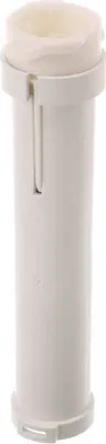 A white cylindrical product with a cream-colored top, isolated on a white background.