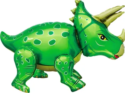 Obrázek produktu pro Folienballon 3D Dinosaurier mit beweglichen Beinen, 12 Grün ca. 57,5 x 91 cm