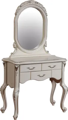 Produktbild von Klassischer Schminktisch mit Spiegel Luxus Konsole Kommode Schlafzimmer Barock
