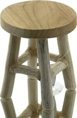 Produktbild von VAN DER LEEDEN Schemel Natur Ø 15 cm - Teakholz massiv