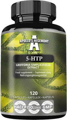 Produktbild von 5-HTP 150 mg pro Kapsel - 120 vegane Kapseln - Griffonia simplicifolia