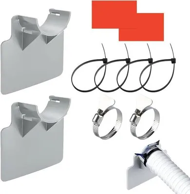 Produktbild von Schwimmbeckenhalter, 2 Stück Schwimmbeckenrohrstützen, 38 mm Schwimmbeckenhalter