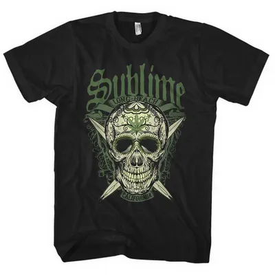 Obrázek produktu pro Sublime Long Beach Black XL Tričko