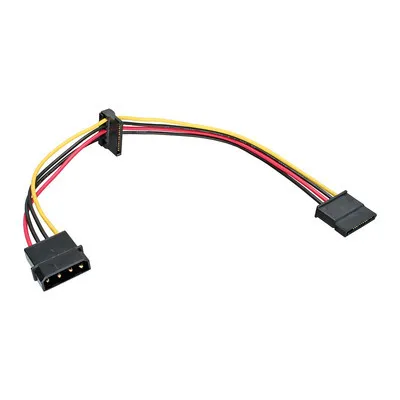 Produktbild von InLine Strom Kabel intern, 1x 13,34cm (5,25") an 2x 15pol SATA, 0,30m, SATA 15-Pin, 0,3 m, Stecker, Buchse, Mehrfarbig, 20 g