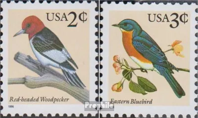 Produktbild von Briefmarken USA 1996 Mi 2692,2702 (kompl.Ausg.) postfrisch Tiere - Rotkopfspecht