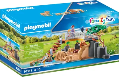 Produktbild von PLAYMOBIL Family Fun 70343 Löwen im Freigehege