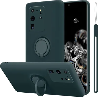 Produktbild von Cadorabo Hülle für Samsung Galaxy S20 ULTRA Schutz Hülle in Grün Handyhülle TPU Etui Case Cover