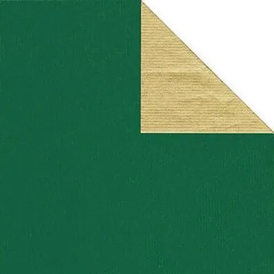 Produktbild von Geschenkpapier VT gold-grün be (Rolle 30 cm)