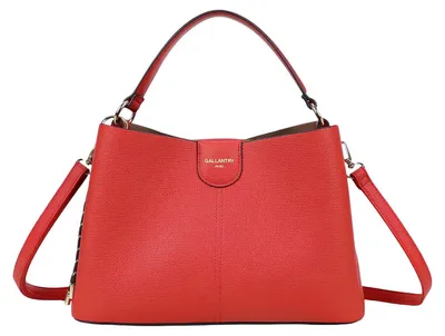 Produktbild von Gallantry, Damenhandtasche genarbt mit Schmuckdetail verstellbar, Rot