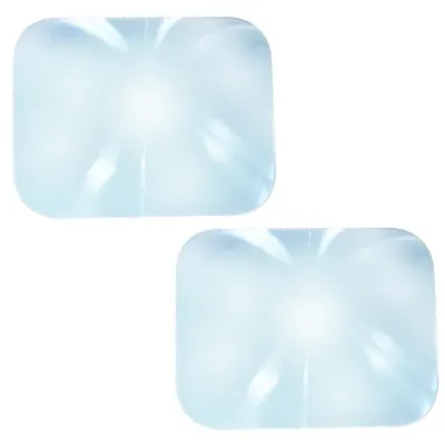 Produktbild von 2 x Weitwinkellinse Stufenlinse Fresnel-Linse Selbstk PKW Wohnmobil Fresnellinse